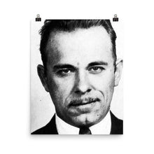 Painting of John Dillinger Mug Shot Mugshot Poster