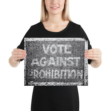 Funny Roaring Twenties No Prohibition Gift Vote Against Prohibition Sign Poster