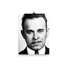 Painting of John Dillinger Mug Shot Mugshot Poster