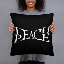 Teach Peace Tolerance Kindness Activist Hippie Gift Love 2 Basic Pillow