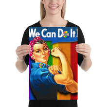 Human Right LGBT Pride Rosie The Riveter for Women Poster