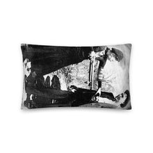 Painting Of Bonnie And Clyde Mock Hold Up Mug Shot Pillow