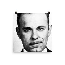 Painting of John Dillinger Mug Shot Mugshot Poster