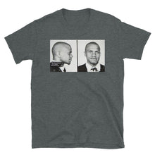 Malcolm X Mug Shot Mugshot 2 Tee Tees Tshirt T-Shirt