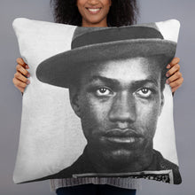 Malcolm X Mug Shot Mugshot Vertical Basic Pillow