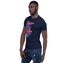 Nat Frederick Booker W.E.B Helvetica Black Lives Colorful T-Shirt