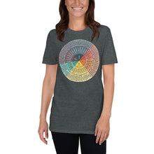 Emotions Wheel Zen Good Vibes Short-Sleeve Unisex T-Shirt