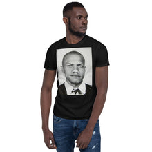 Malcolm X Mug Shot Mugshot Vertical 2 Tee Tees T-Shirt