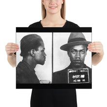 Malcolm X Mug Shot Mugshot Poster