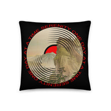 Sobriety Serenity One Day At A Time AA Sober Mountain Pillow