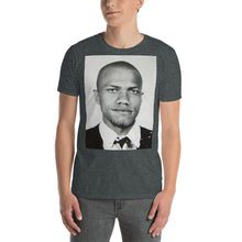 Malcolm X Mug Shot Mugshot Vertical 2 Tee Tees T-Shirt