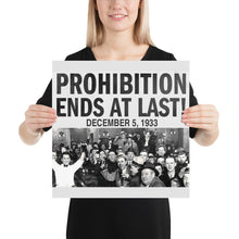 Funny Roaring Twenties No Prohibition Roaring 20s Gift Prohibition Ends Poster