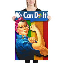 Human Right LGBT Pride Rosie The Riveter for Women Poster