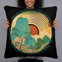 Chakras Meditation Namaste Yoga Edition Mandala Tree Hill Pillow