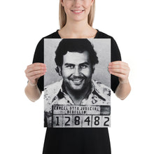 Pablo Escobar Mugshot Columbia Poster