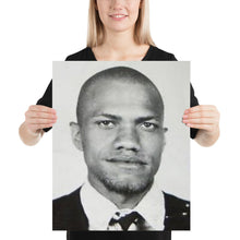 Malcolm X Mug Shot Mugshot Vertical 2 Poster