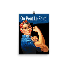 French Rosie The Riveter - We Can Do It France - Feminist Poster