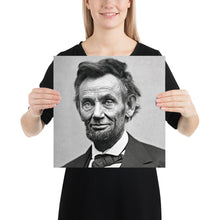 Lincoln Smiles Smiling Smile Poster