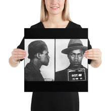 Malcolm X Mug Shot Mugshot Poster