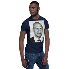 Malcolm X Mug Shot Mugshot Vertical 2 Tee Tees T-Shirt