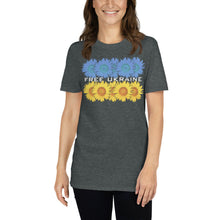 Support Ukraine With Ukrainian Flag Free Ukraine Sunflowers T-Shirt