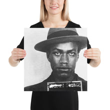 Malcolm X Mug Shot Mugshot Vertical Poster