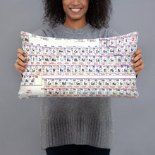 Science Gifts, Chemistry Gifts Periodic Table Of The Elements Pillow