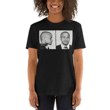 Malcolm X Mug Shot Mugshot 2 Tee Tees Tshirt T-Shirt