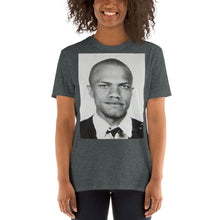 Malcolm X Mug Shot Mugshot Vertical 2 Tee Tees T-Shirt