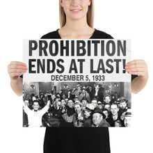 Funny Roaring Twenties No Prohibition Roaring 20s Gift Prohibition Ends Poster