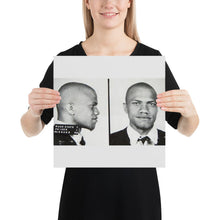 Malcolm X Mug Shot Mugshot 2 Poster