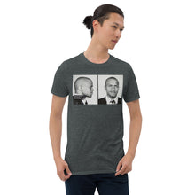 Malcolm X Mug Shot Mugshot 2 Tee Tees Tshirt T-Shirt