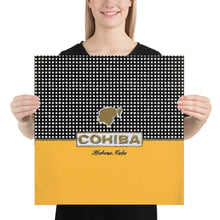 Cohiba Cuban Cigar Logo Painting Patina Poster