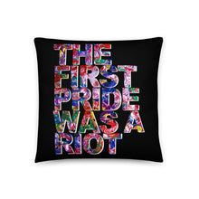 The First Gay Pride was a Riot - LGBT Rainbow Pillow