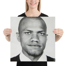 Malcolm X Mug Shot Mugshot Vertical 2 Poster