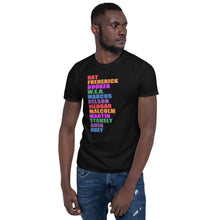 Nat Frederick Booker W.E.B Helvetica Black Lives Colorful T-Shirt