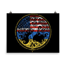 American Grown Ukrainian Roots Ukraine Flag 2 Poster