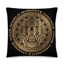 Chakras Meditation Namaste Yoga Edition Mandala Pillow