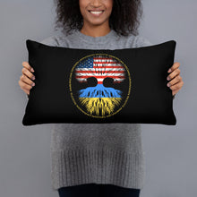 American Grown Ukrainian Roots Ukraine Flag Basic Pillow