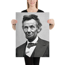 Lincoln Smiles Smiling Smile Poster