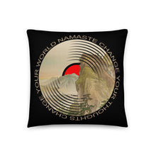 Chakras Meditation Namaste Yoga Edition Mandala Mountain Pillow