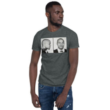 Malcolm X Mug Shot Mugshot 2 Tee Tees Tshirt T-Shirt