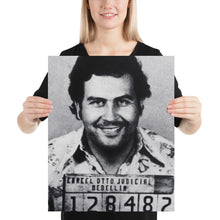 Pablo Escobar Mugshot Columbia Poster