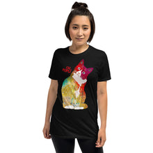 Rainbow cat shirt funny womens ew people meowy cat lovers T-Shirt