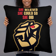 She believed she could so she did Inspirational Gift Basic Pillow