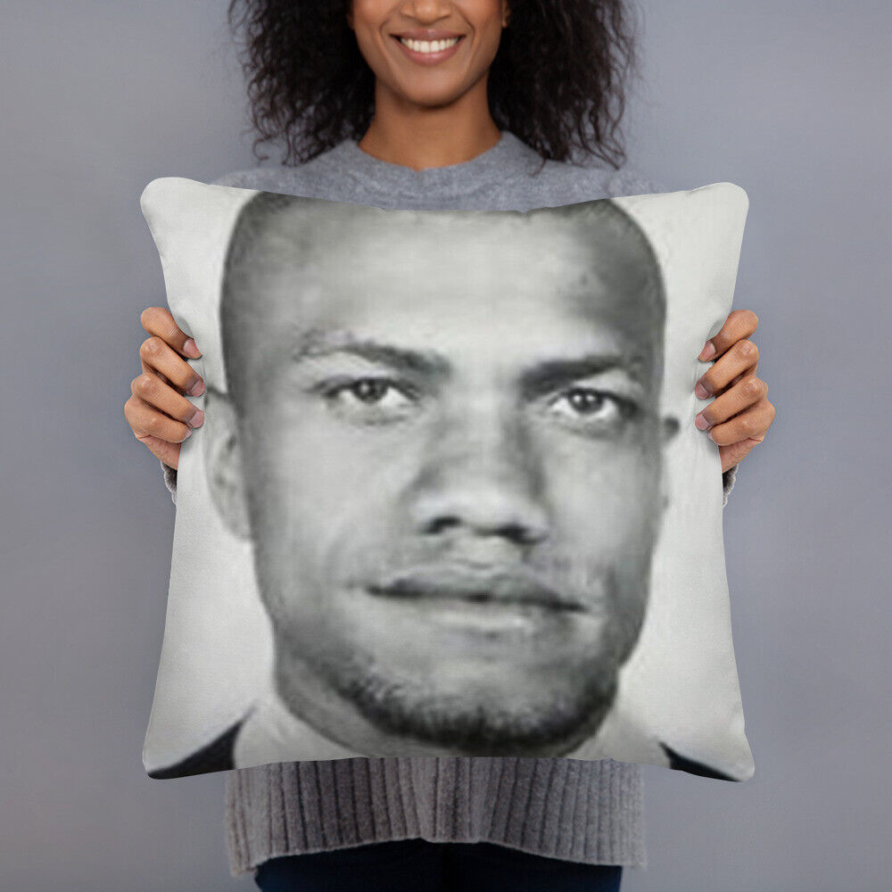 Malcolm X Mug Shot Mugshot Vertical 2 Basic Pillow