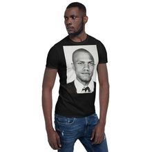 Malcolm X Mug Shot Mugshot Vertical 2 Tee Tees T-Shirt