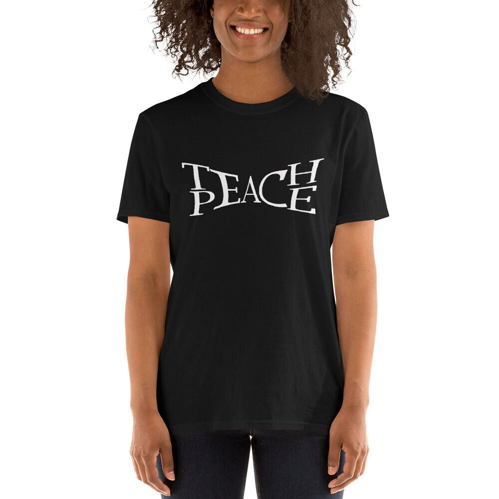 Teach Peace Tolerance Kindness Activist Hippie Gift Love 2 Unisex T-Shirt