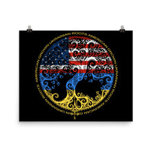 American Grown Ukrainian Roots Ukraine Flag 2 Poster