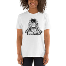 Astronaut in spacesuit yoga gestures , Hand Drawn Sketch T-Shirt